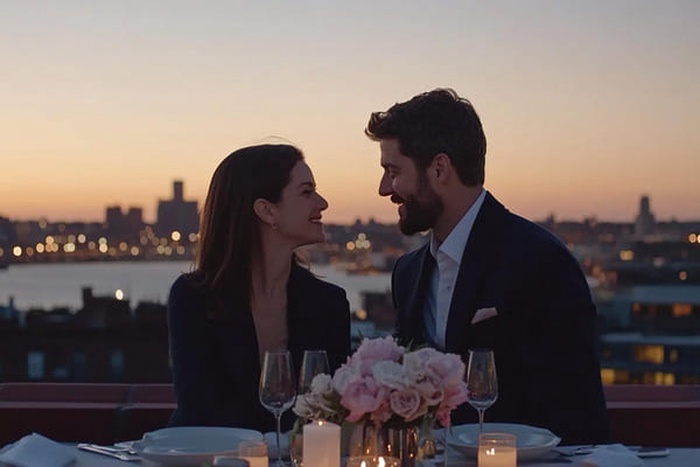 Sweet couple dating